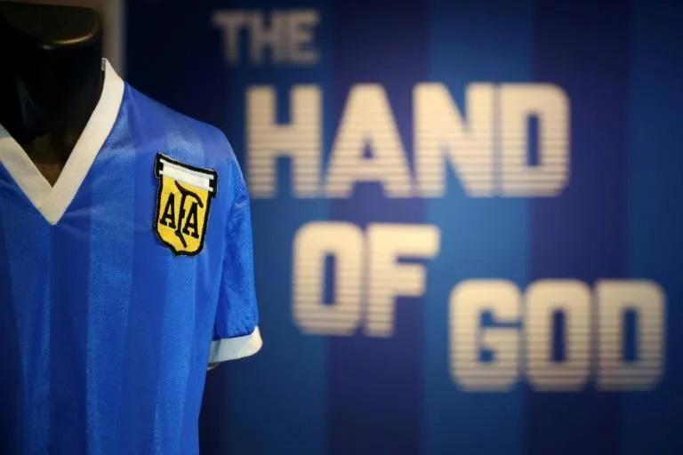 Maradona’s ‘Hand Of God’ Jersey Auctioned For World Record $9.3m 64 Maradona Jersey