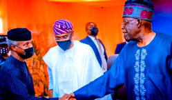 Photo News: Tinubu, Osinbajo, others meet south-west APC leaders