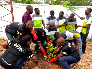World Earth Day 2022: Unity Bank, RESWAYE clean Lagos beach, plant trees