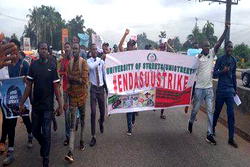 Traffic gridlock in Benin as students protest continued ASUU strike