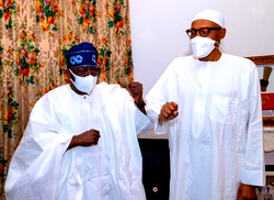 Breaking: Buhari, Tinubu meet in Abuja [photos]