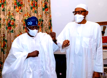 Breaking: Buhari, Tinubu meet in Abuja [photos]