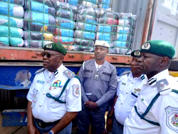 Customs seize 12 trailers of poisonous rice