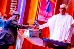 Buhari swears in Ariwoola as acting Chief Justice of Nigeria