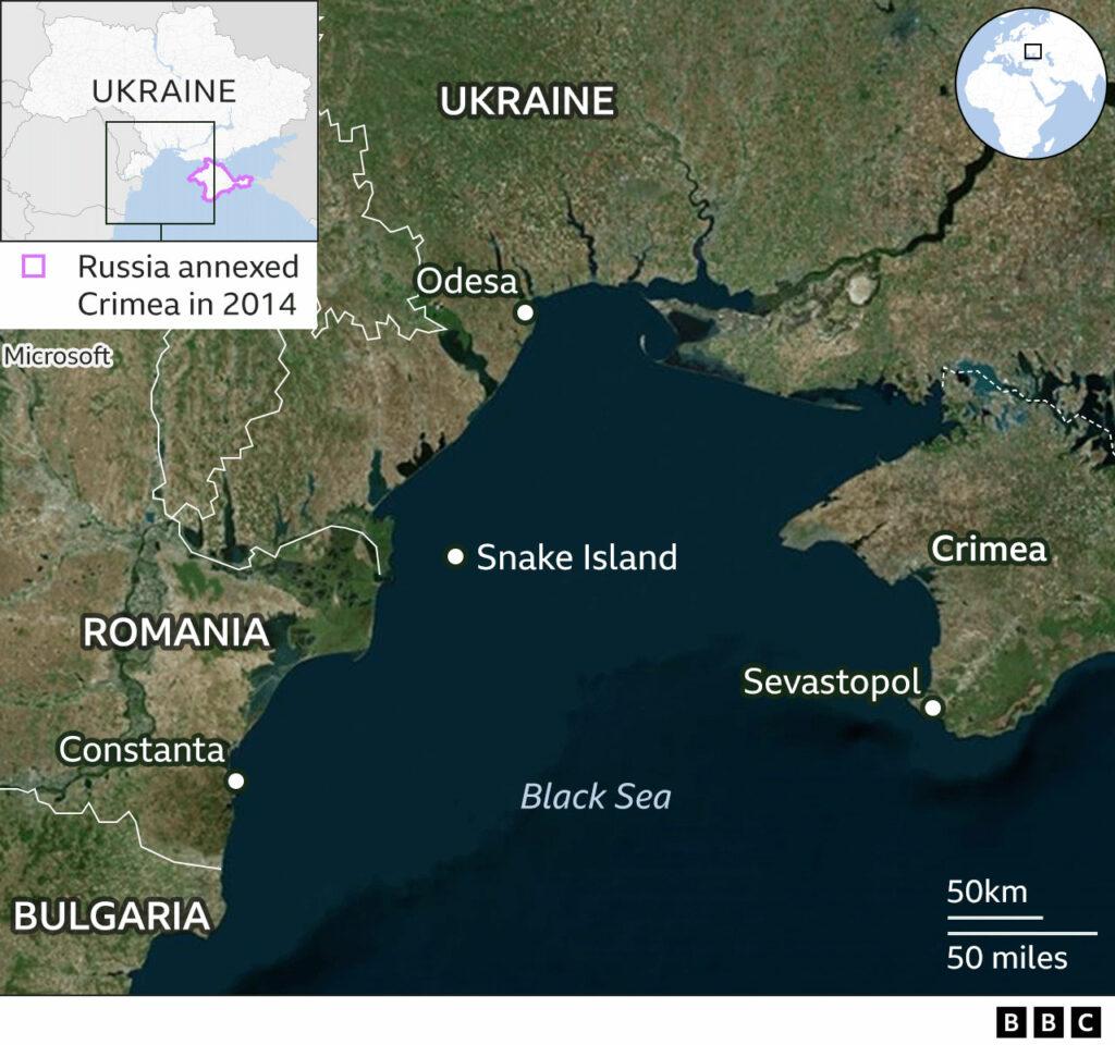BBC 1 Ukraine: Why Russia abandoned Snake Island in Black Sea
