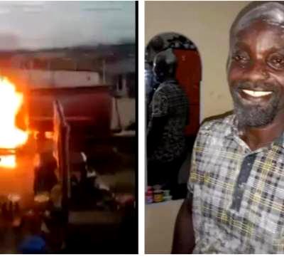 I wanted to plunge burning tanker into river, says heroic driver