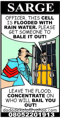 Cartoon: Sarge and bail