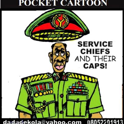 Cartoon: Service Chiefs need fitted caps