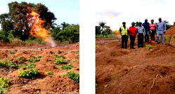 NMGS attributes gas emission,flare in Caritas Varsity to borehole drilling penetration of gas pathway