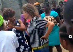 UPDATED: Lady in viral ‘Yahoo Boy’ video German, not American, police react [Video/Audio]