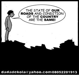 Cartoon: When country looks like its roads