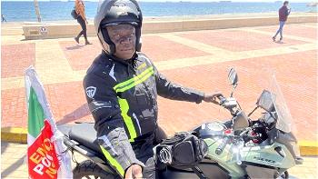 ‘I want to ride from Lagos to Israel, my destination is Everest’ – Nigerian biker, Kunle Adeyanju
