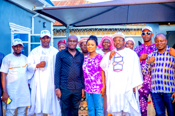 Olufemi Ajadi celebrates with Odeyemi’s family, rallies support for NNPP in Osun
