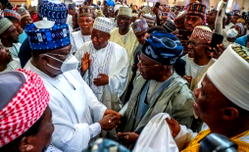 PHOTOS: Tinubu, Lawan attend special Juma’at prayer