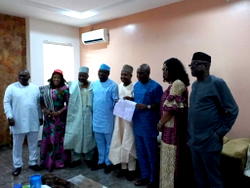 Trumpets, drums, jubilation as Fayemi, Bagudu, visit governor-elect, Oyebanji [Video + Photos]