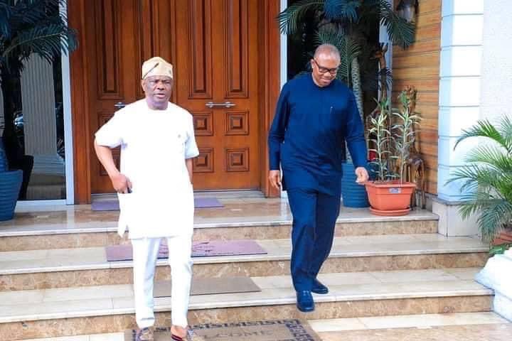 2023 Peter Obi in closed door meeting with Gov. Wike Photos