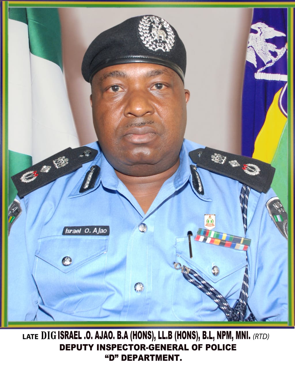 IGP Alkali commiserates with Family of late DIG Israel Ajao (rtd ...