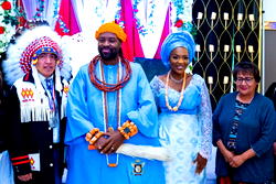 Olu of Warri receives T’suut’ina highest honor in Canada