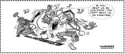 Cartoon: Dancing Osun election