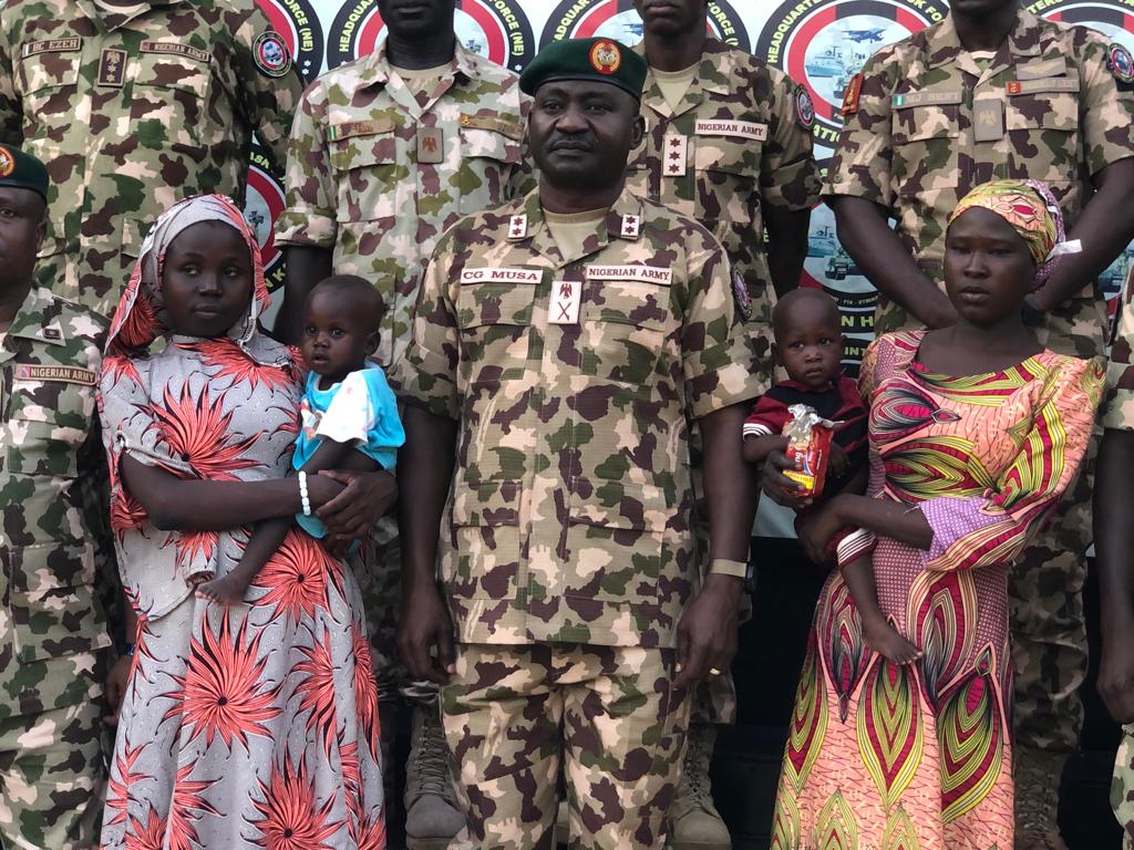 Troops Of Operation Hadin Kai Hands Over 2 Rescued Chibok Girls, 2 ...