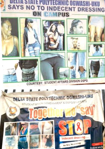 DELTA POLY INDECENT DRESSING AFFAIR: How we know girls who don’t  wear pant, bra – Comrade Enebeli, SUG president