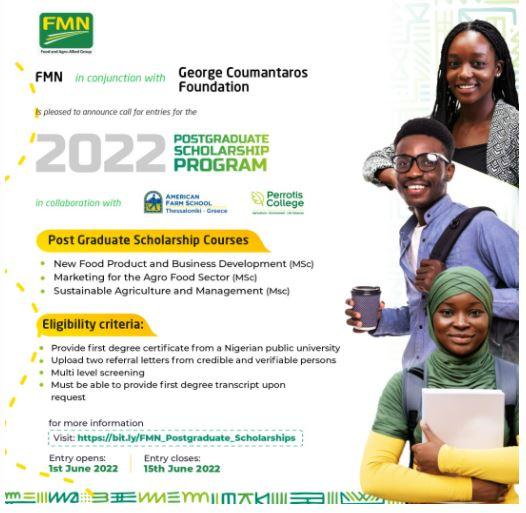FMN Postgraduate Scholarship 2022