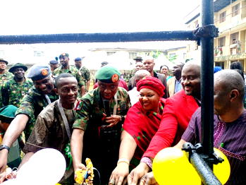NADCEL 2022: Brig. Akpaumontia donates water project, books to Alma mater