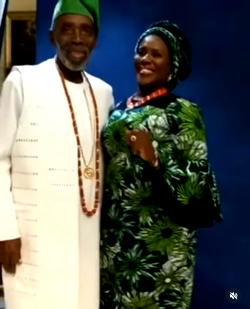 Joke Silva vibes with husband, Olu Jacobs in new video