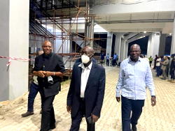 After spending weeks in UK, Ayu returns to Nigeria