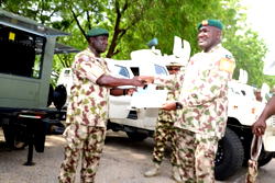 MNJTF: Force Commander hands over AU donated equipment to sector 3