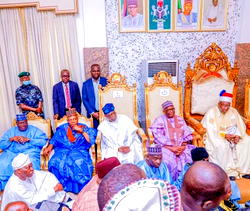 PHOTOS: Tinubu, Lawan, Dangote, governors, others storm Maiduguri for Shettima’s daughter’s wedding 