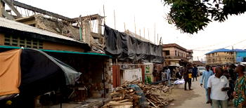 Three-storey building under construction collapses in Lagos