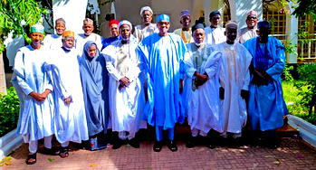 Buhari in Daura, shares emotional moment with classmates