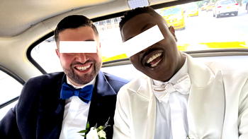 Mixed reactions as Nigerian gay rights activist, Edafe Okporo weds in US