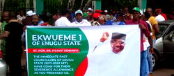 Enugu ex-councilors protest non-payment of severance allowance