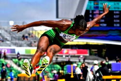 Ese Brume wins long jump Silver at World Athletics Championships