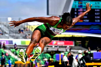 Ese Brume wins long jump Silver at World Athletics Championships