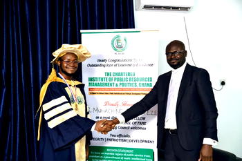 Eze Munachino Obinna receives Honorary Doctorate from Chartered Institute, Ghana