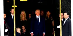 Donald Trump attends ex-wife, Ivana’s funeral