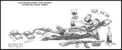 Cartoon: Of bushmeat and hunter