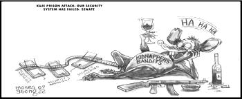 Cartoon: Of bushmeat and hunter