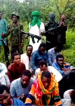 Terrorists flog kidnapped train victims in fresh video