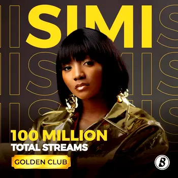 Simi records another landmark feat after becoming 1st female to reach 100m streams on Boomplay