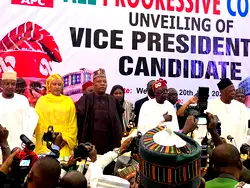 2023: APC unveils Shettima as Tinubu’s running mate (photos)