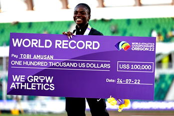 Tobi Amusan gets N65m for breaking World Record at World Athletics Championships