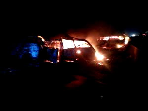 11 die in incinerated vehicles on Lagos-Ibadan Expressway