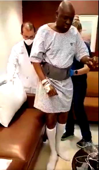 Fayose’s aide congratulates ex-governor after a successful surgery