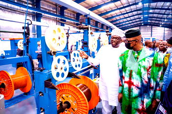 First fibre optic cables factory in W/A commissioned in Nigeria