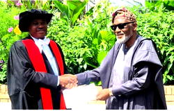 Akeredolu hails Jimoh Ibrahim after obtaining Cambridge varsity’s Business Doctorate degree