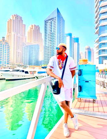 Nigerian Musician, Koller shots new music video in Dubai